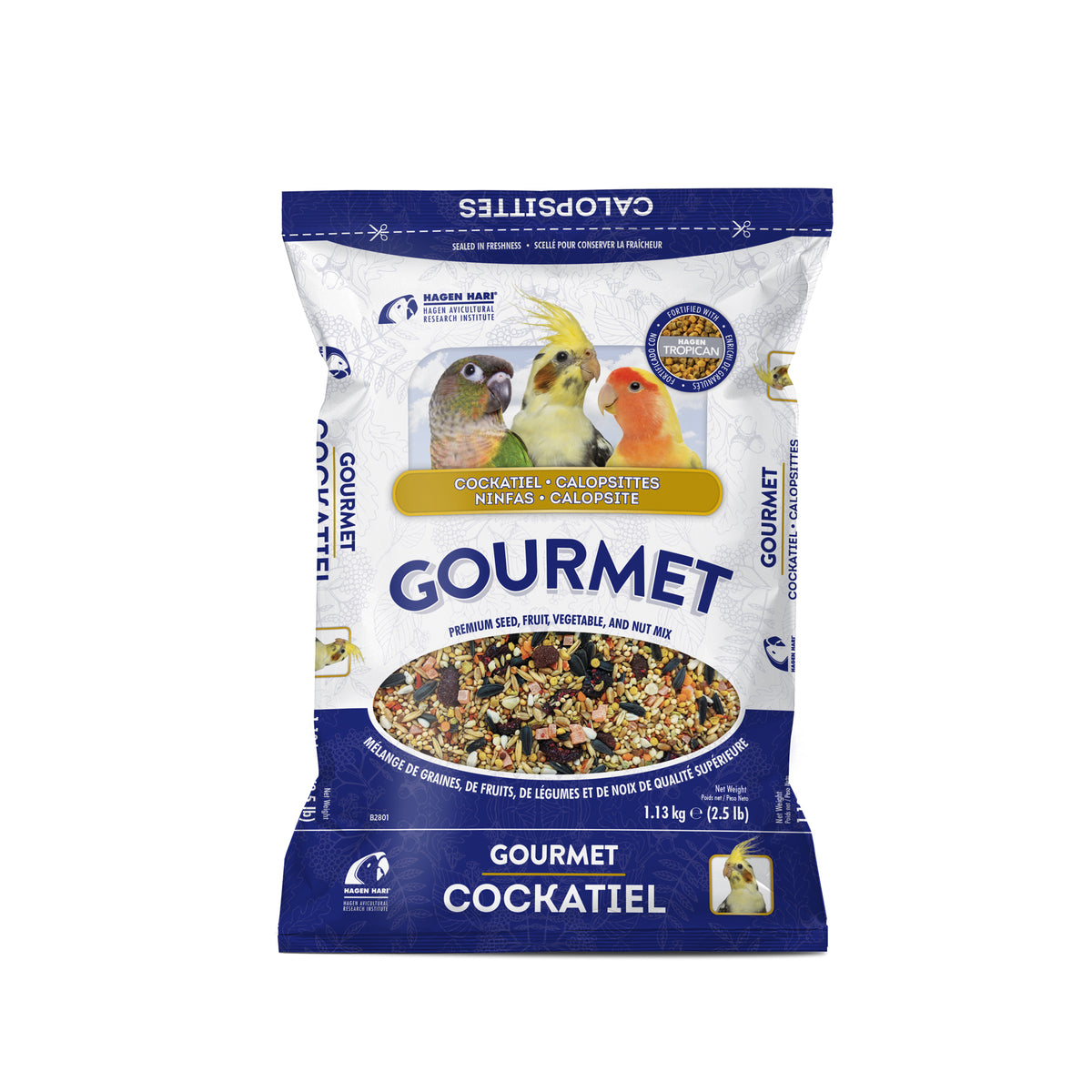 Mélange Gourmet de qualité supérieure pour calopsittes