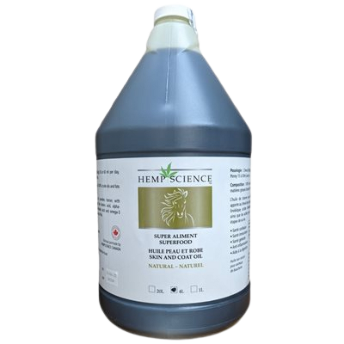 Huile de chanvre pour chevaux Hemp Science