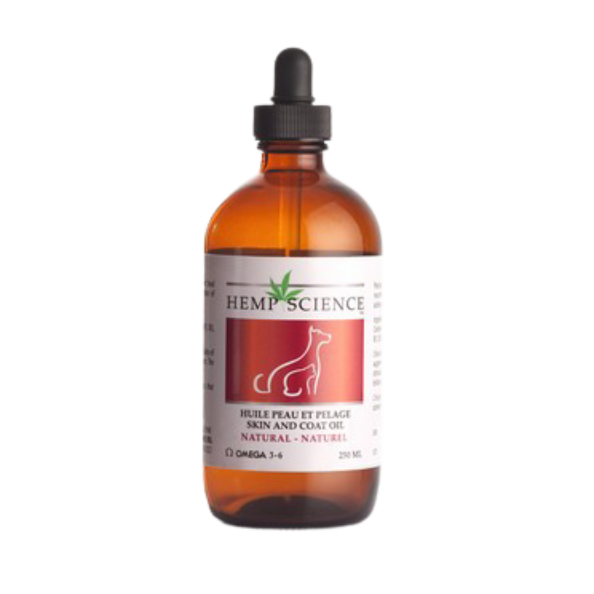 Huile de chanvre peau et pelage Hemp Science