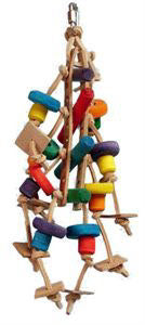 Jouet Chenille 10 x 4 po pour oiseau