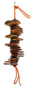 Jouet pour oiseaux spirale Shred-X 20 x 4 po