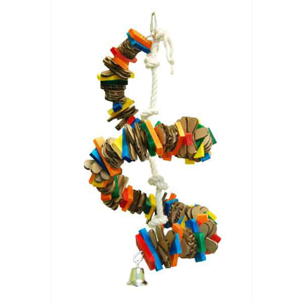 Jouet pour oiseaux Bongo Twist petit 13 x 7 po