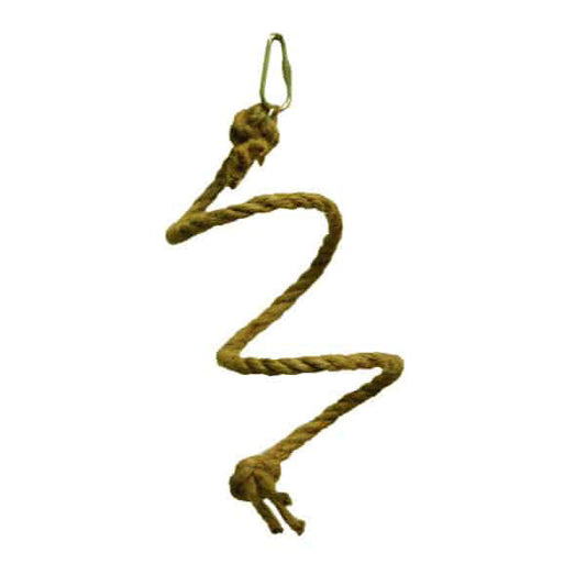 Perchoir Spring-O-Bird en jute pour oiseaux