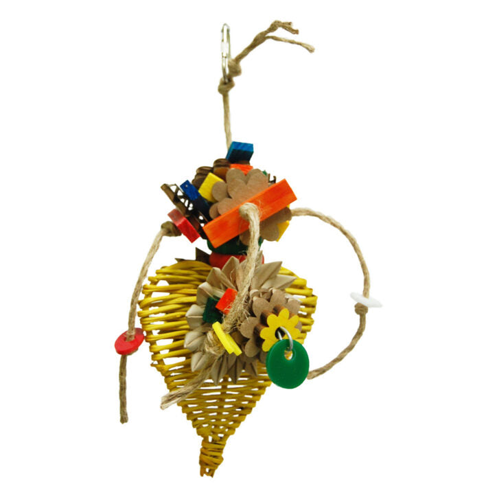 Jouet pour oiseaux Kiss 9 x 4 po