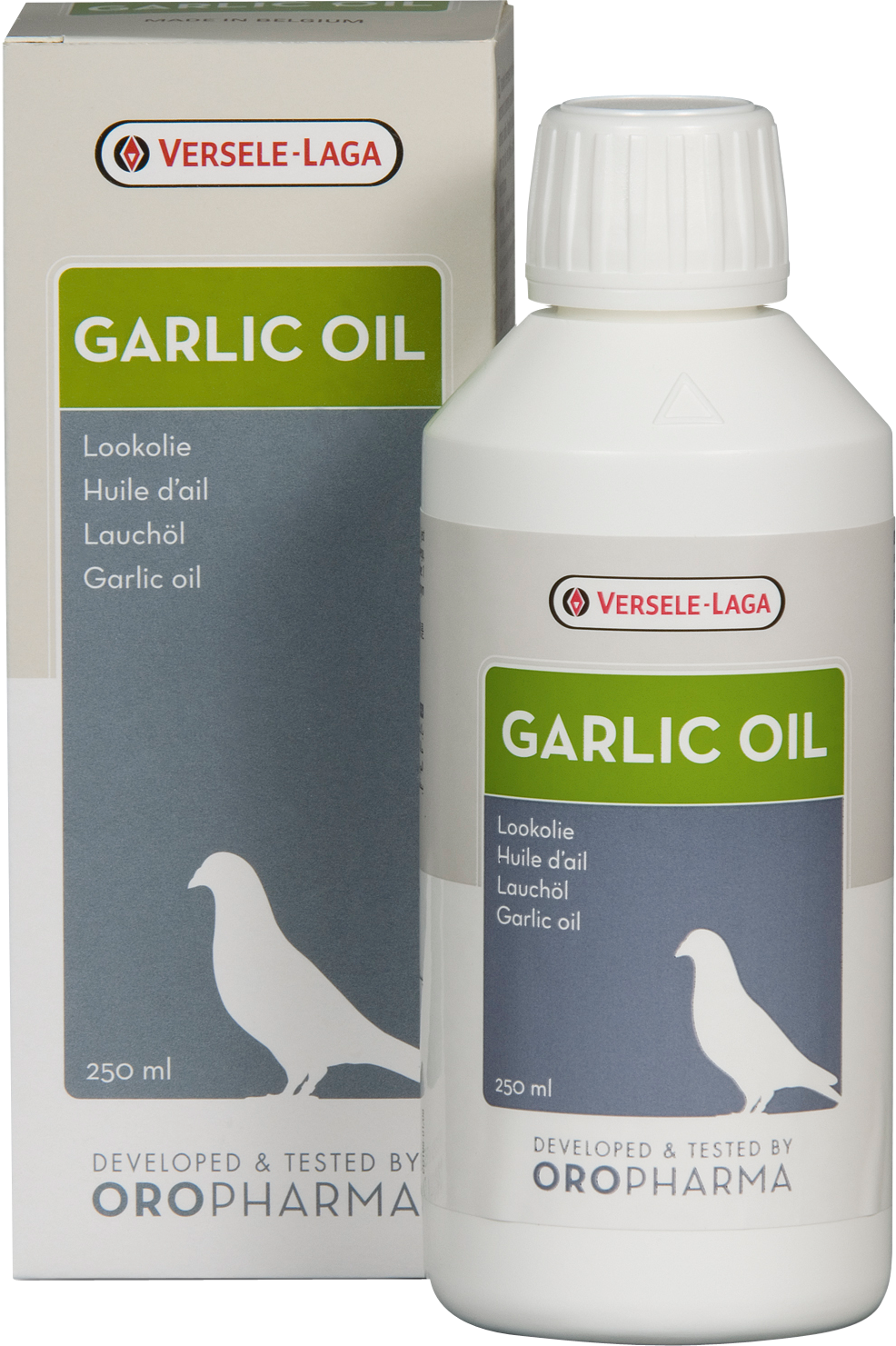 Huile d'ail 250 ml - supplément pour pigeons