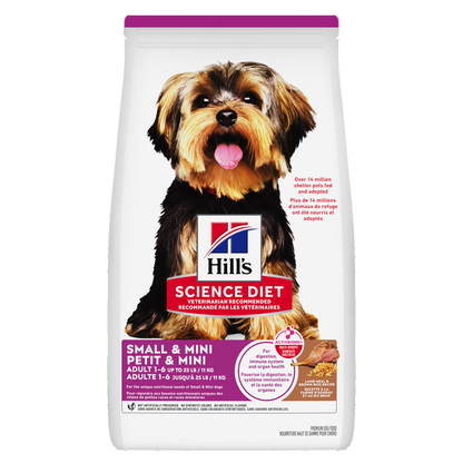 Adulte petite race agneau et riz - nourriture sèche pour chien 2,04 kg