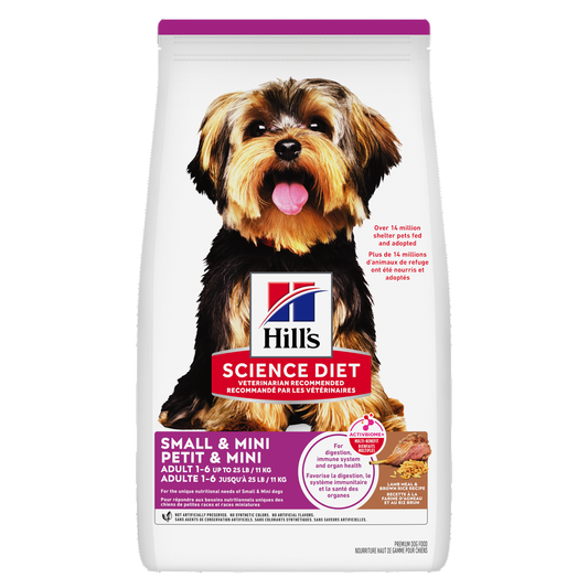 Adulte petite race agneau et riz - nourriture sèche pour chien 2,04 kg