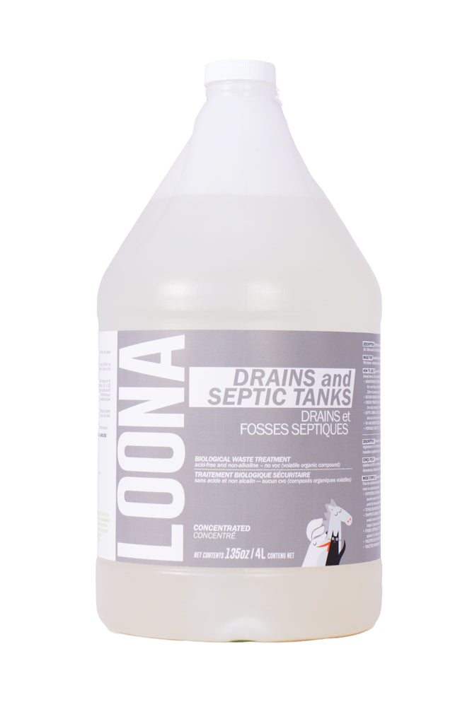 Traitement biologique pour drains et fosses septiques 4 L