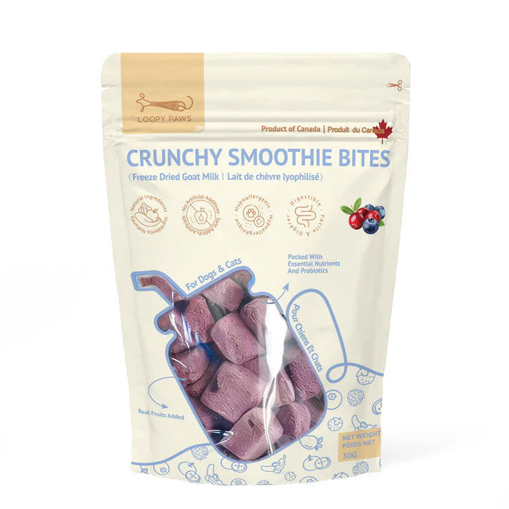 Gâteries lyophilisées Smoothie Bites pour chien
