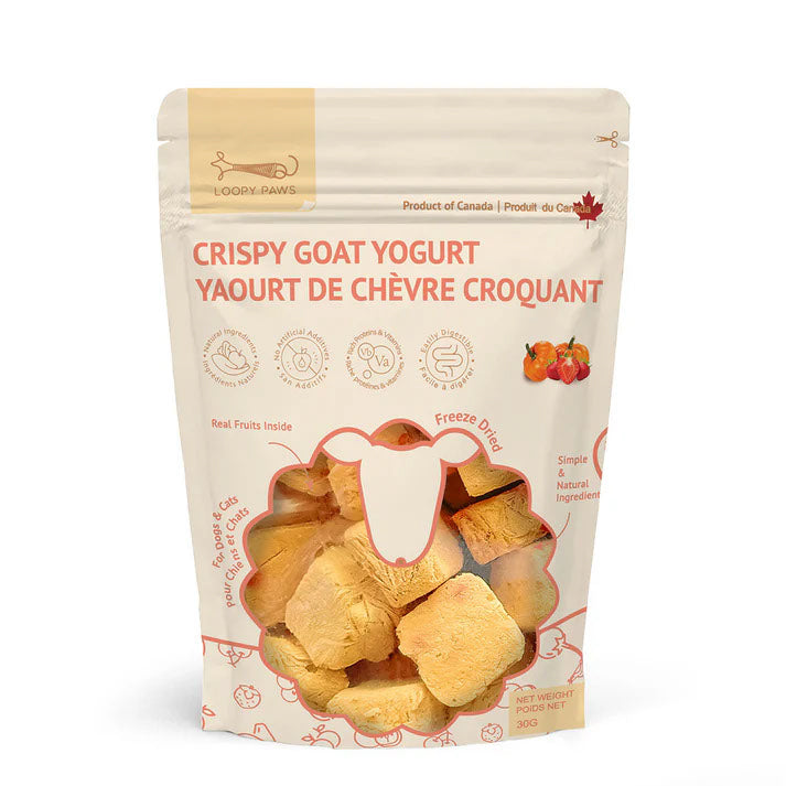 Gâteries croquantes au yogourt de chèvre pour chien