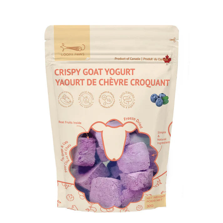 Croquantes au yogourt de chèvre Loopy Paws - gâteries pour chien