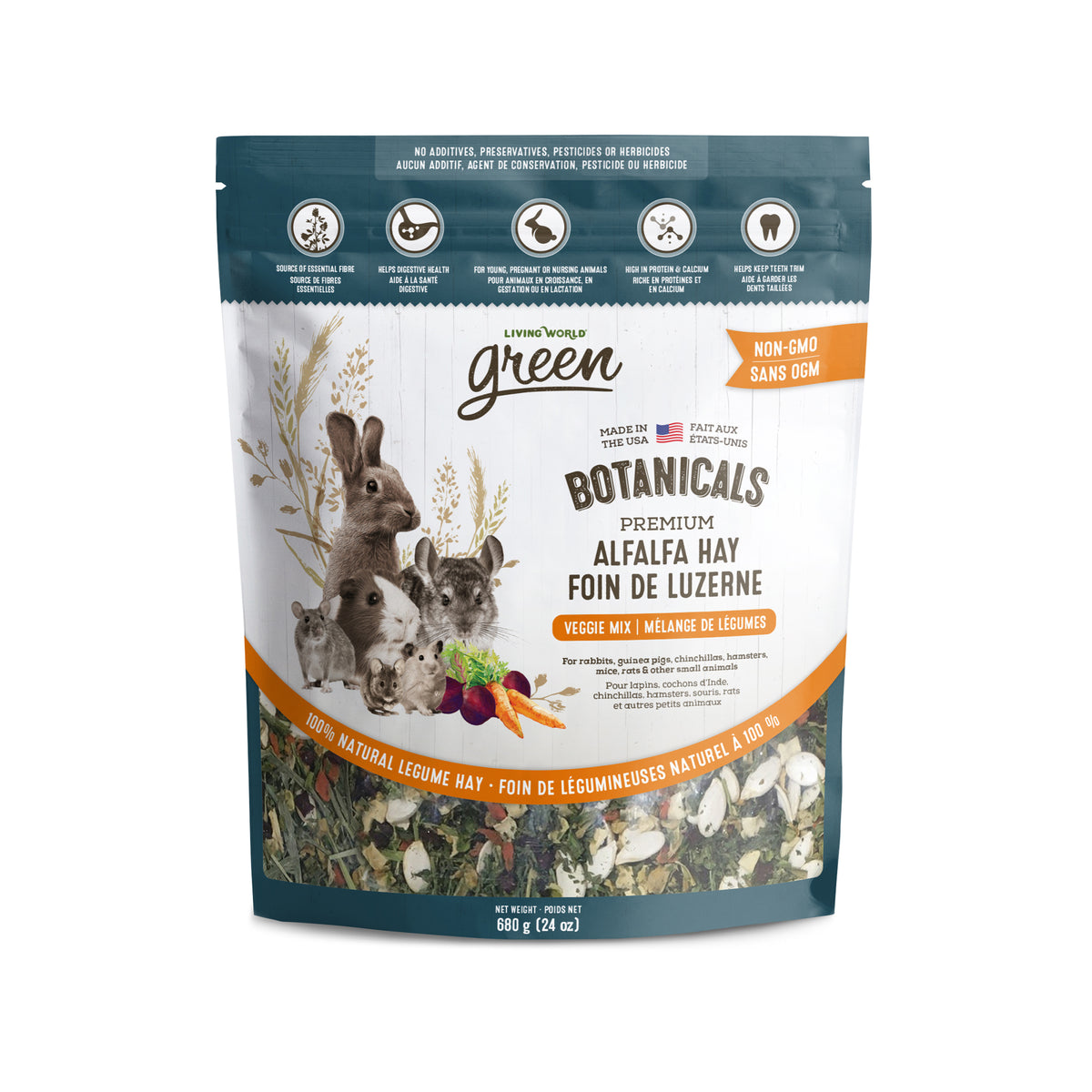 Foin de luzerne Botanicals de qualité supérieure