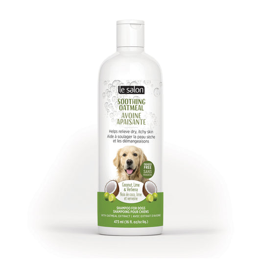 Shampoing à l'avoine apaisante pour chiens 473 ml