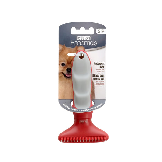 Râteau pour le sous-poil Essentials pour chiens, rangée simple