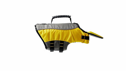 Veste de sauvetage jaune pour chien