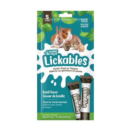 Gâteries Lickables pour petits animaux, 5 tubes (10 g)