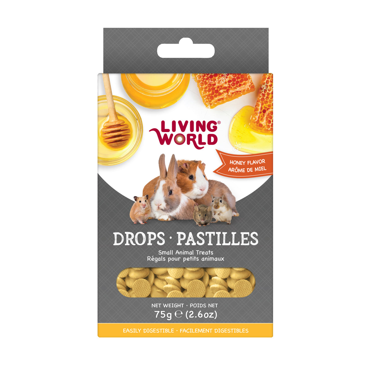 Régals en pastilles pour petits animaux 75 g