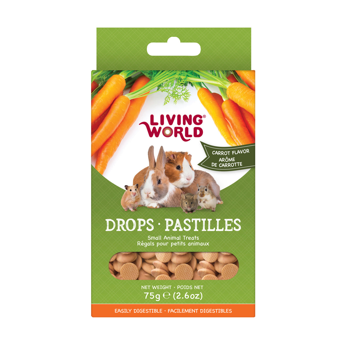 Régals en pastilles pour petits animaux 75 g