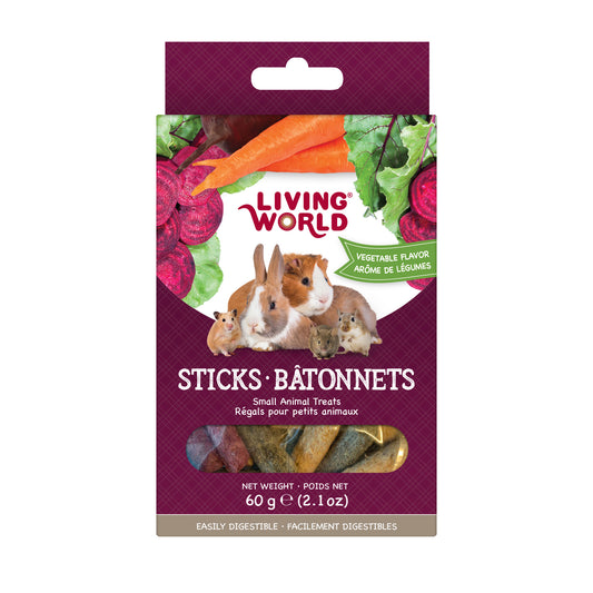 Régals en bâtonnets pour petits animaux, légumes 60 g