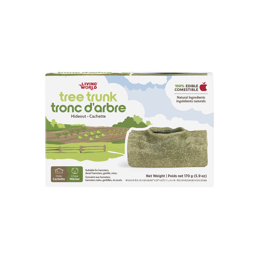 Cachette comestible Tronc d'arbre, verte 170 g