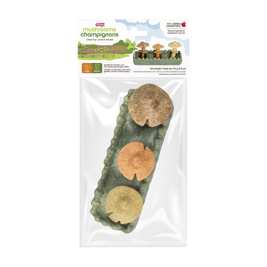 Jouet à mâcher comestible Parcelle de champignons, multicolore 170 g
