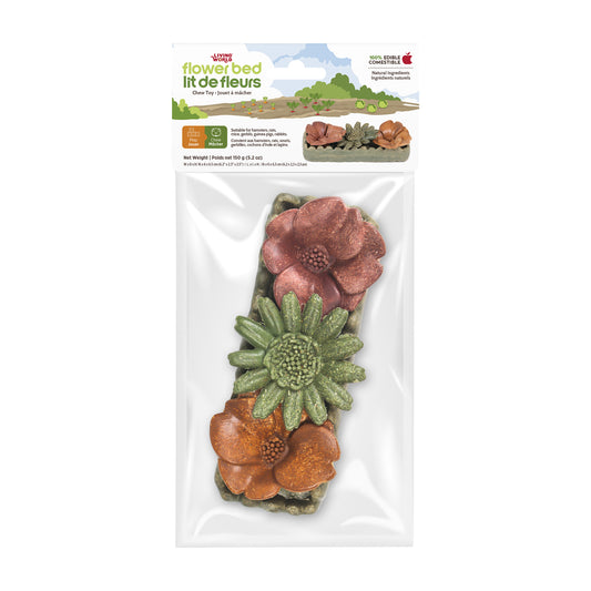 Jouet à mâcher comestible Lit de fleurs, multicolore 150 g