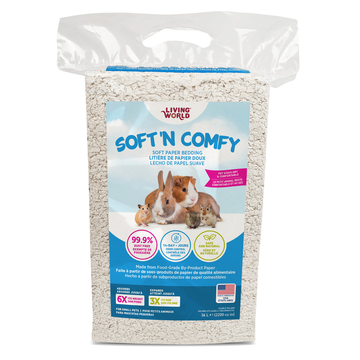 Litière en papier Soft 'N Comfy
