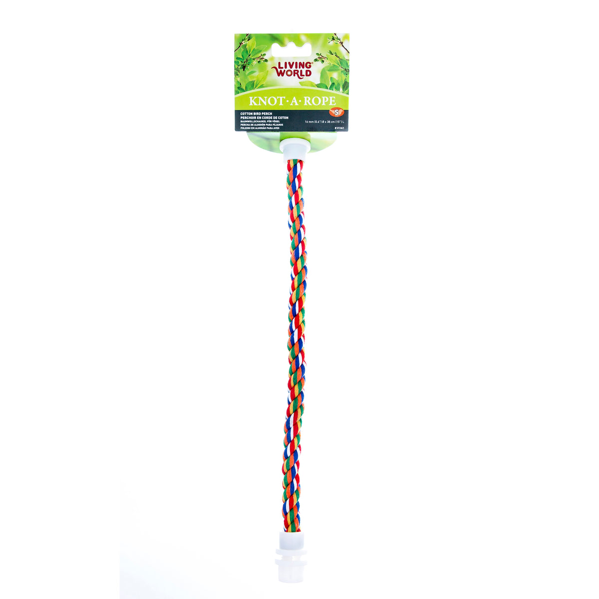 Perchoir Knot-A-Rope en coton, multicolore