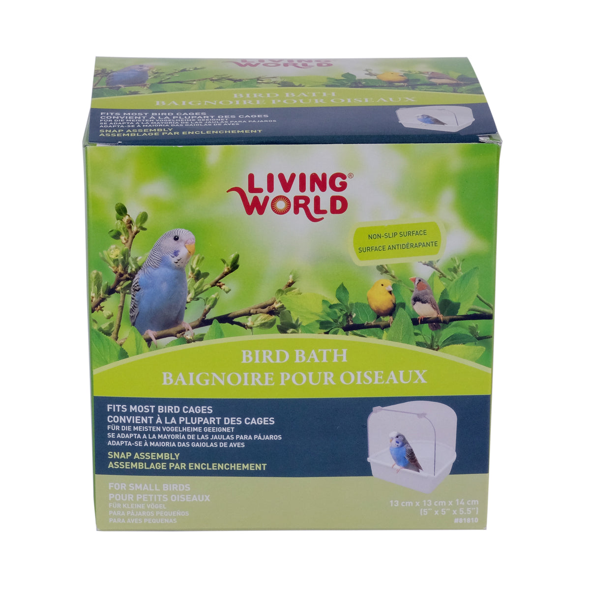 Baignoire extérieure pour oiseaux, grande
