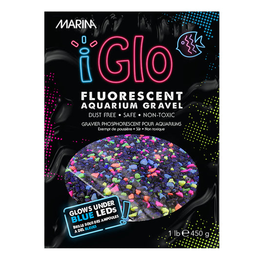 Gravier galactique fluorescent iGlo, multicolore