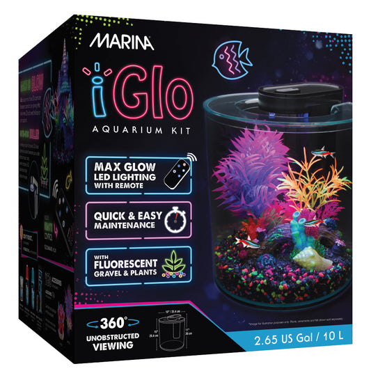 Aquarium équipé 360 iGlo 10 L