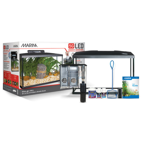 Aquarium équipé en verre
