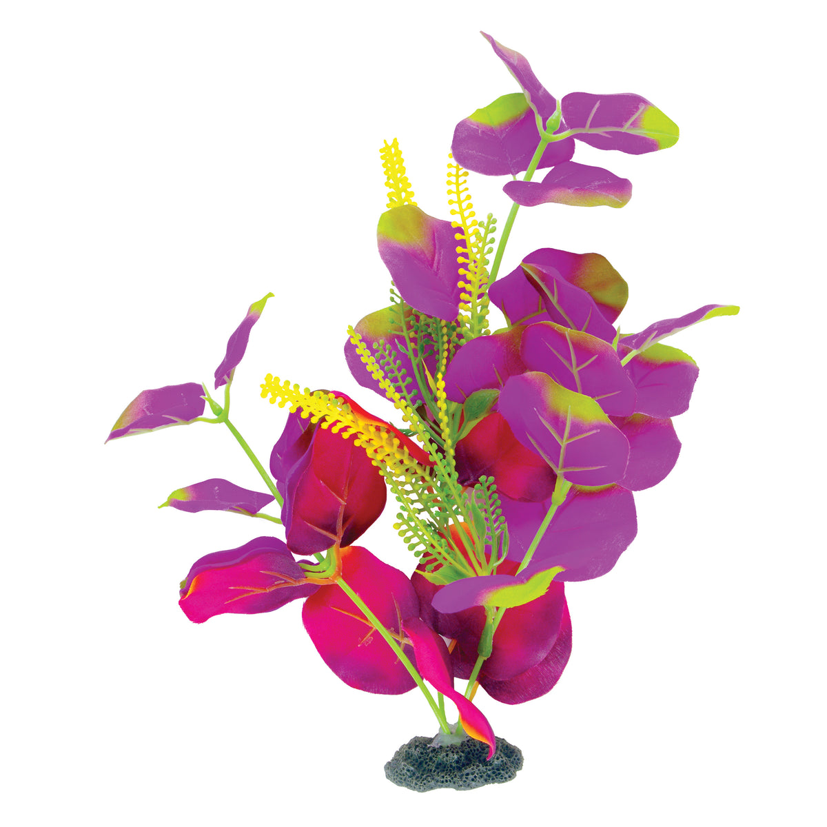 Lysimaque nummulaire Naturals en soie, indigo et rouge foncé, grande, 33-35,5 cm