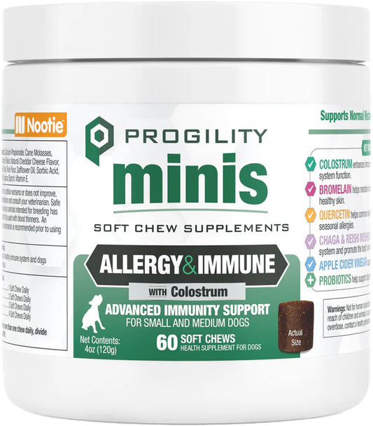 Progility allergies et immunité