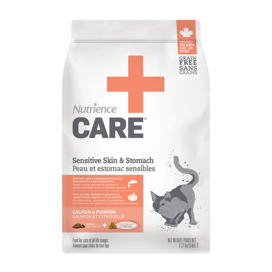 Nourriture sèche pour chats Care Peau et estomac sensibles