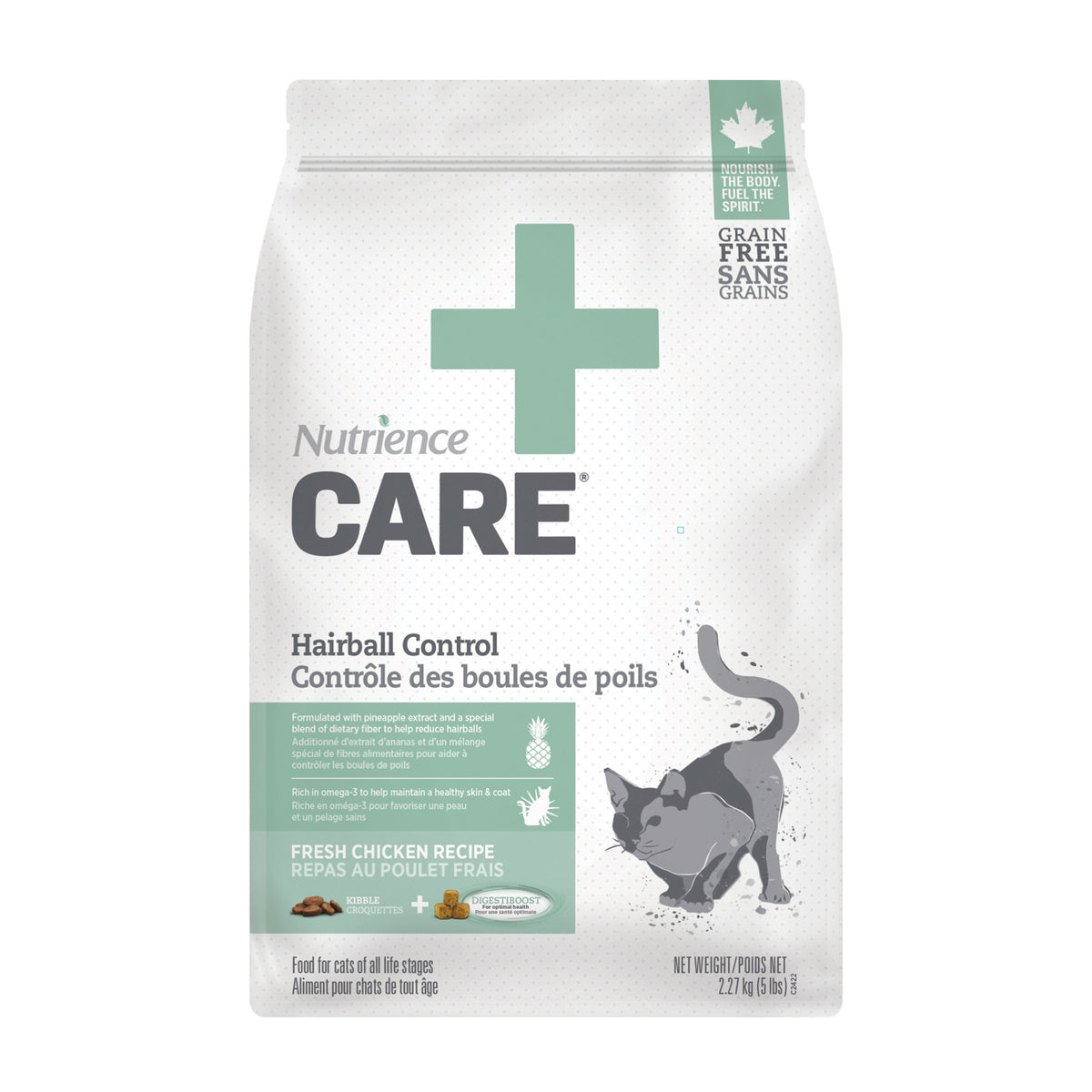 Nourriture sèche pour chats Care Contrôle des boules de poils