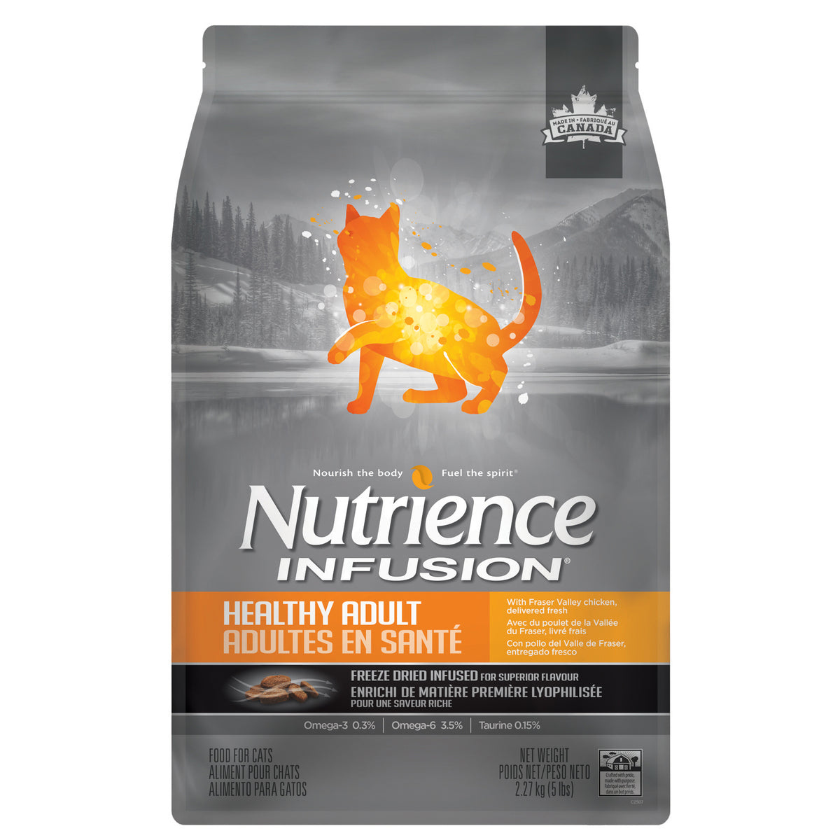Nourriture sèche pour chats adultes Infusion, poulet