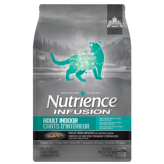 Nourriture sèche pour chats adultes d'intérieur Infusion, poulet