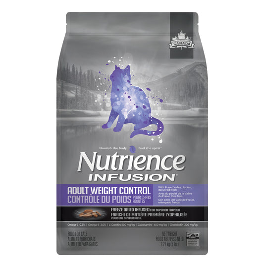 Nourriture sèche pour chats adultes Infusion Contrôle du poids, poulet