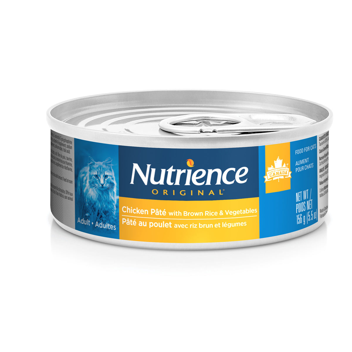 Pâté pour chats adultes Original, poulet avec riz brun et légumes 156 g