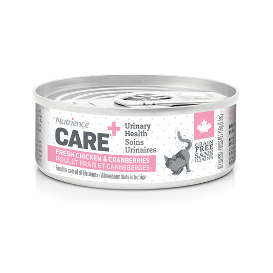 Pâté pour chats Care Soins urinaires, poulet frais et canneberges 156 g