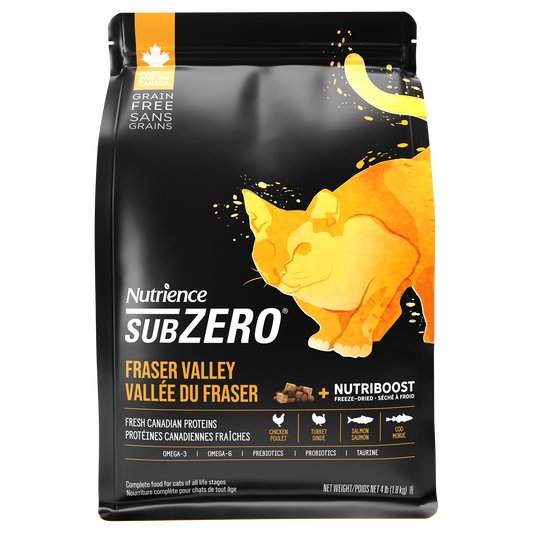Nourriture sèche pour chats SubZero, Vallée du Fraser