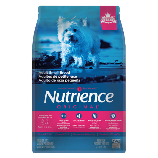 Nourriture sèche Original pour chiens adultes de petite race, poulet et riz brun