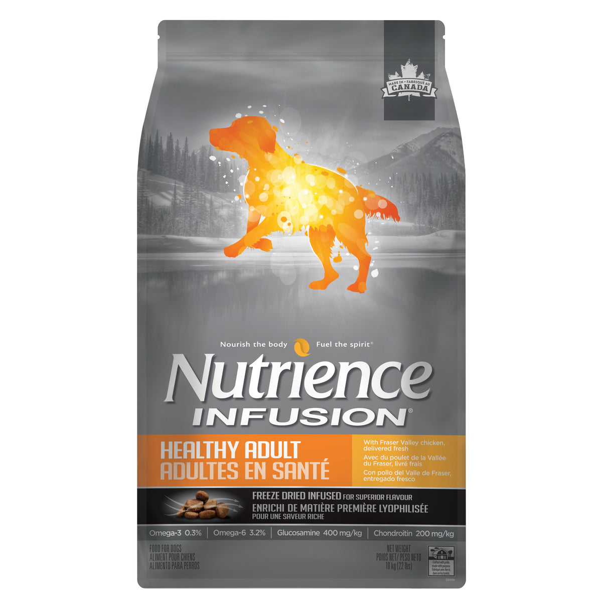 Nourriture sèche Infusion pour chiens adultes en santé
