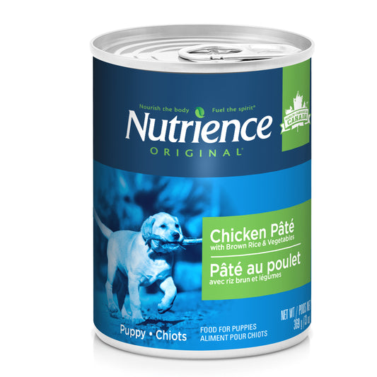 Pâté Original pour chiots, poulet avec riz brun et légumes 369 g