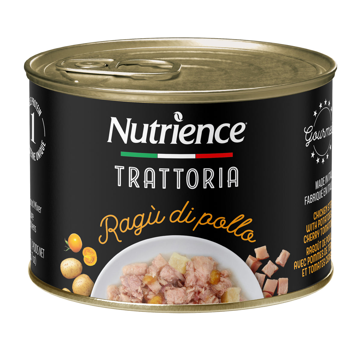 Ragoût Trattoria au poulet pour chien 190 g