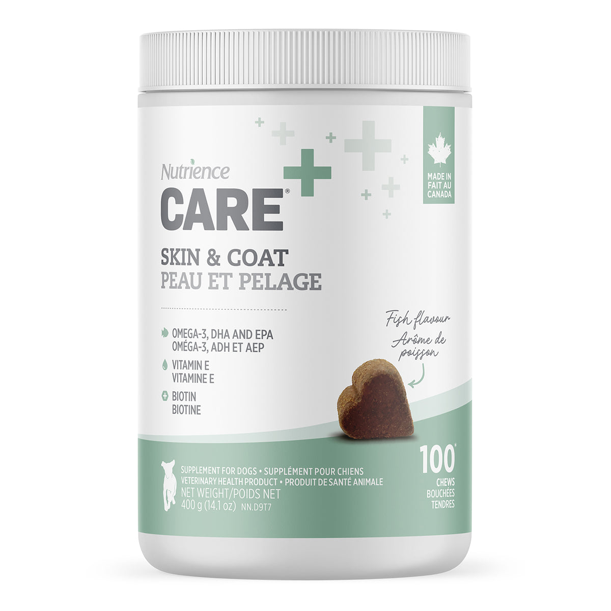 Supplément Care pour chiens, Peau et pelage, 100 bouchées tendres
