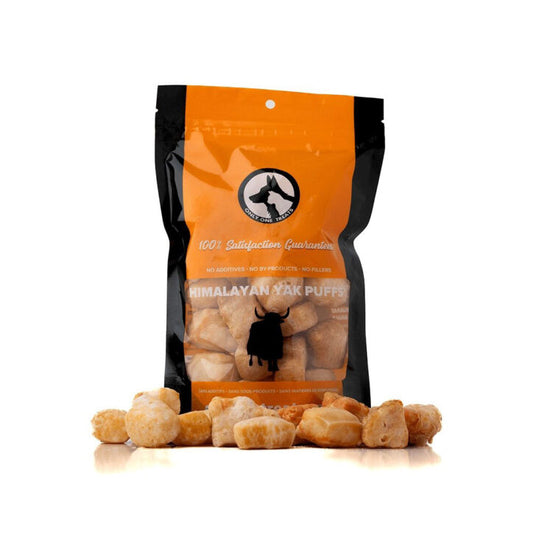 Bouchées de yak soufflées pour chien 100 g