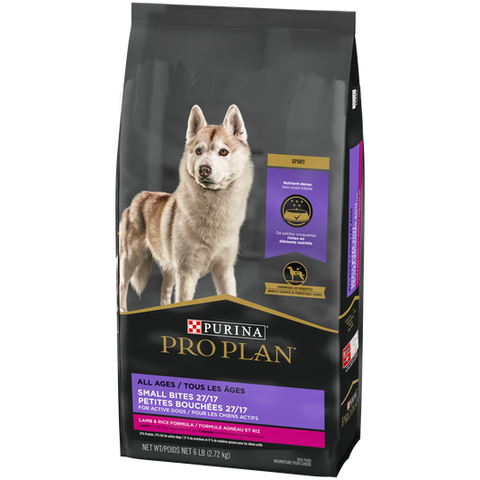Nourriture sèche pour chien adulte petites bouchées 27/17