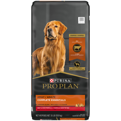 Nourriture sèche pour chien adulte bouchées à la viande